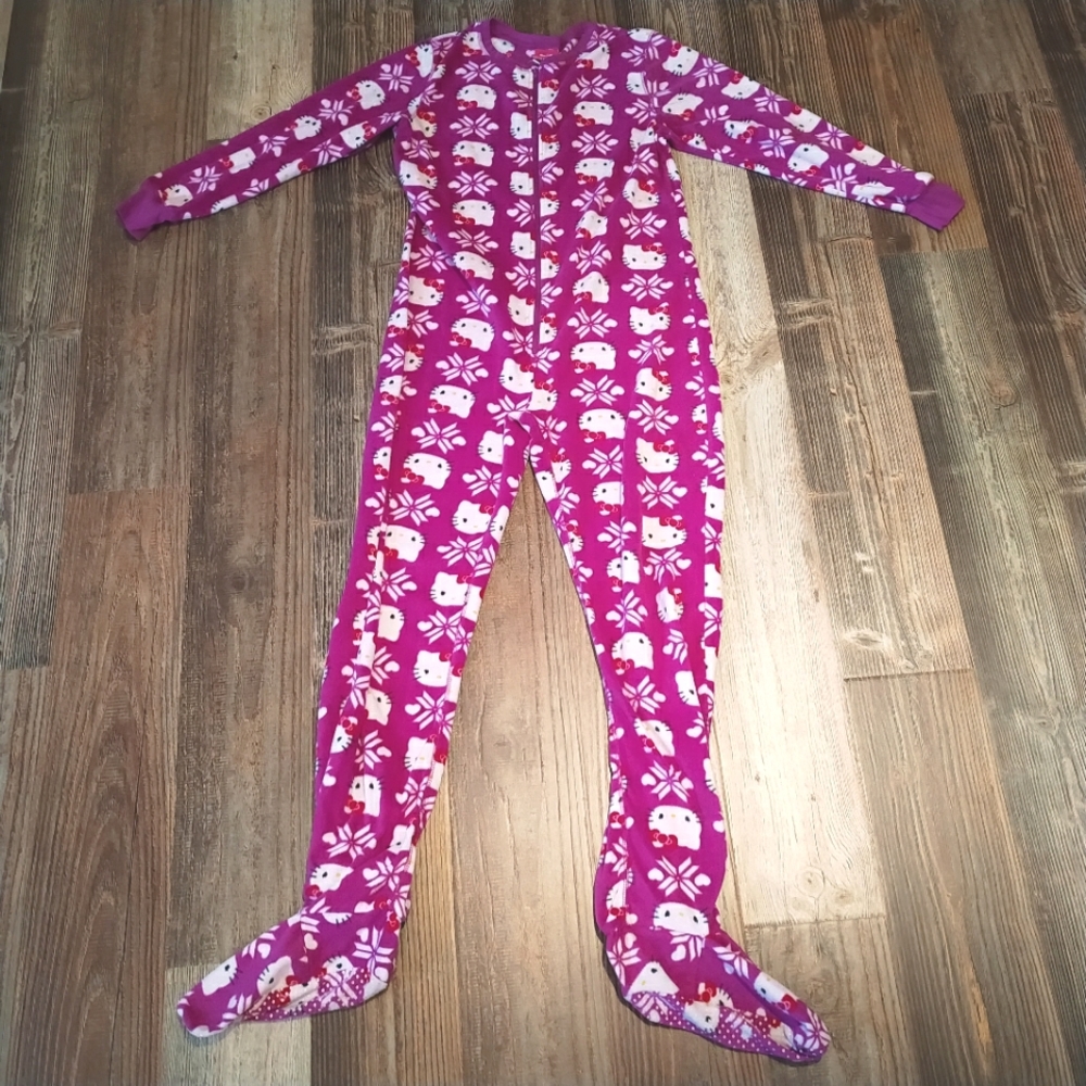 Hello Kitty Onesie Pajama Adult S